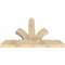 Ekena Millwork Richland Rough Sawn Timber Gable Bracket, Douglas Fir, 60"W x 38"H x 4"D x 6"F, 15/12 Pitch GBW060X38X0406RIC00RDF - alternate 3